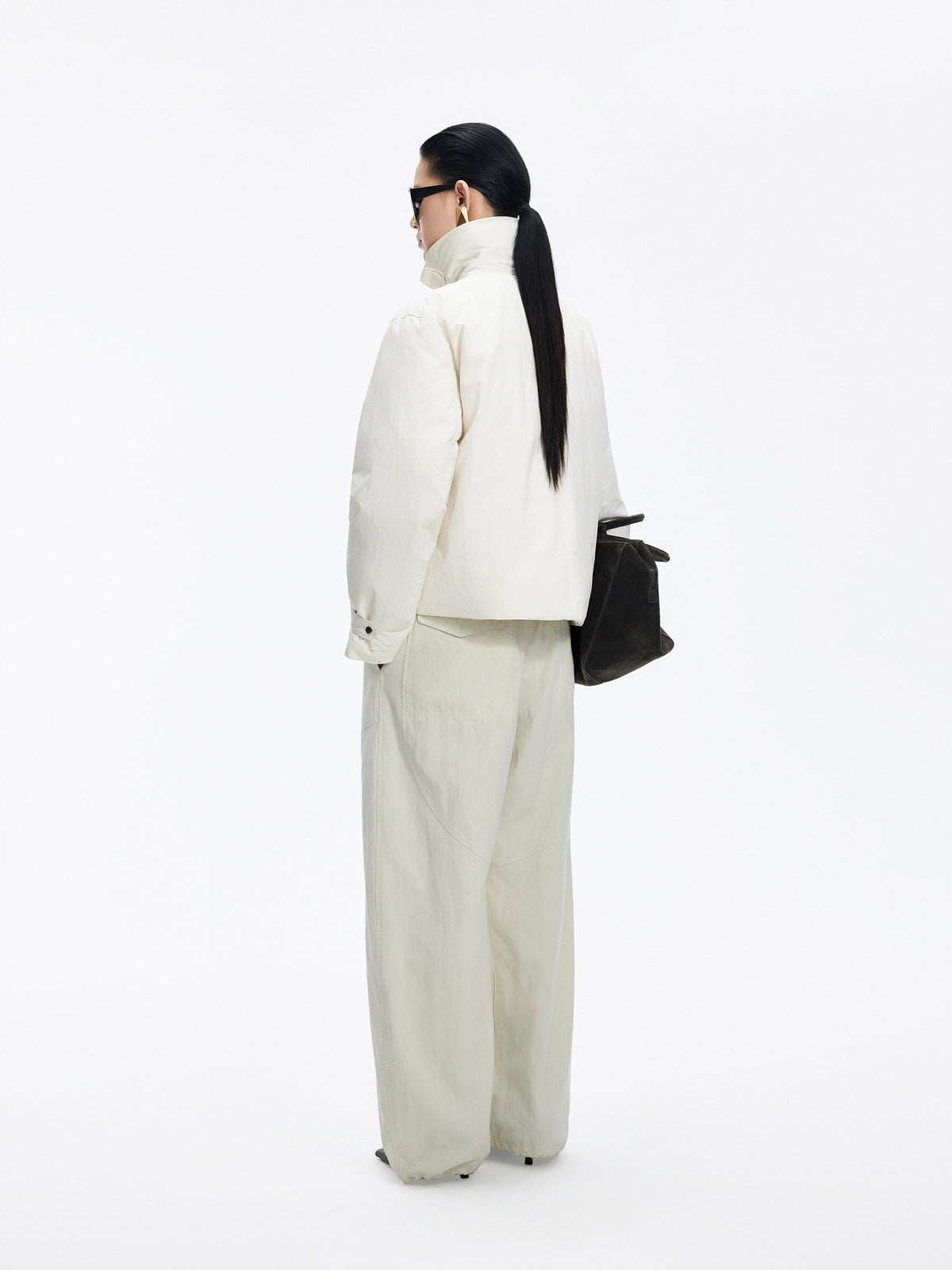 Jacket / JNBY Oversized Short Down Puffer with Drawstring