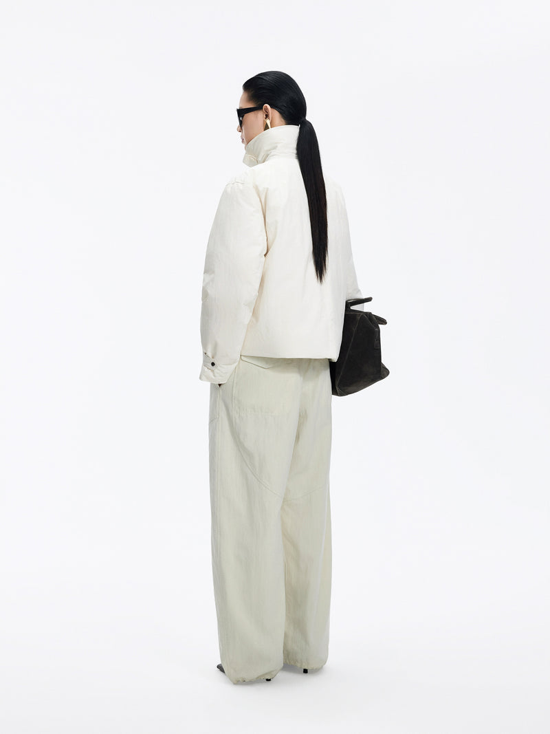 Jacket / JNBY Oversized Short Down Puffer with Drawstring
