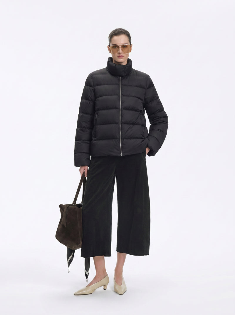 Jacket / JNBY Short Down Puffer with Stand Collar