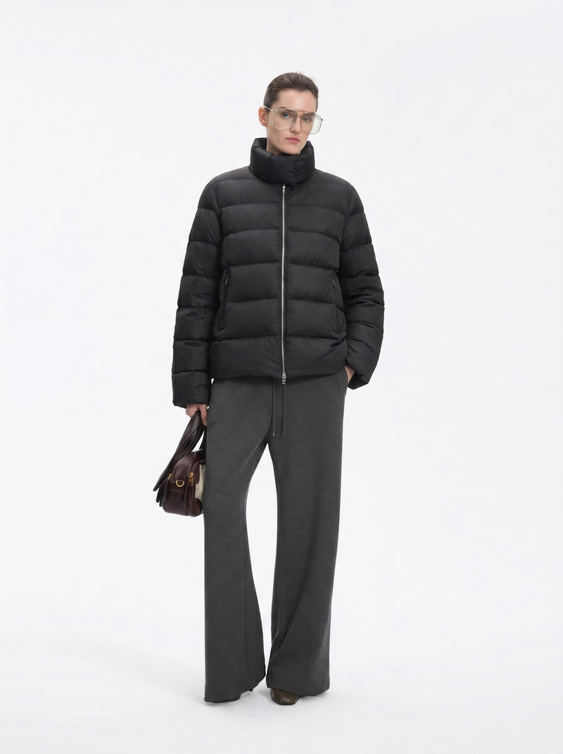 Jacket / JNBY Short Down Puffer with Stand Collar
