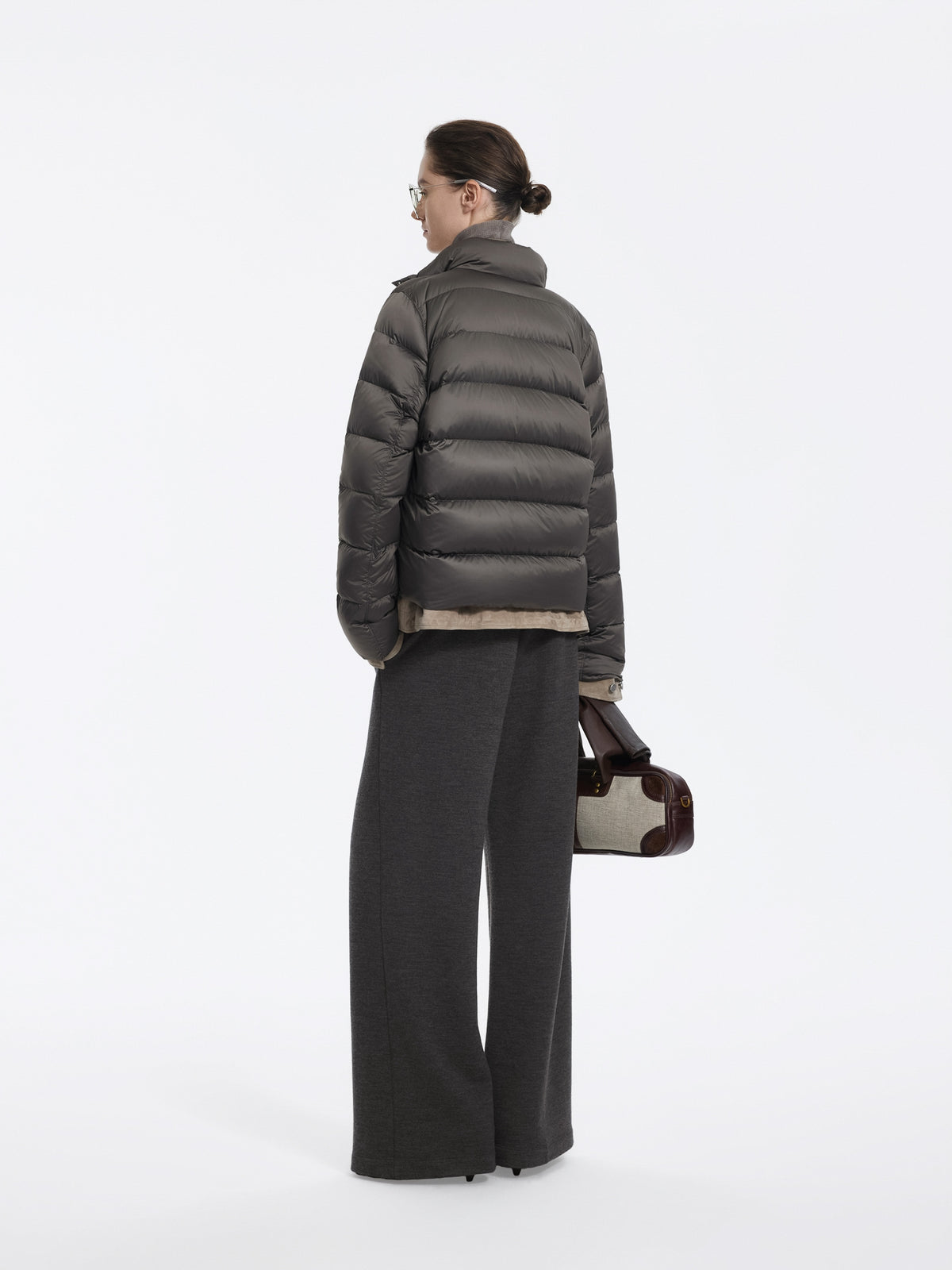 Jacket / JNBY Short Down Puffer with Stand Collar