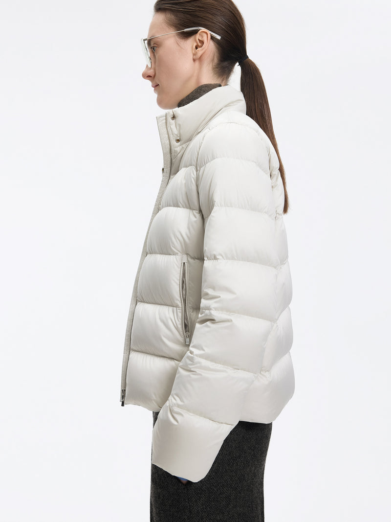 Jacket / JNBY Short Down Puffer with Stand Collar