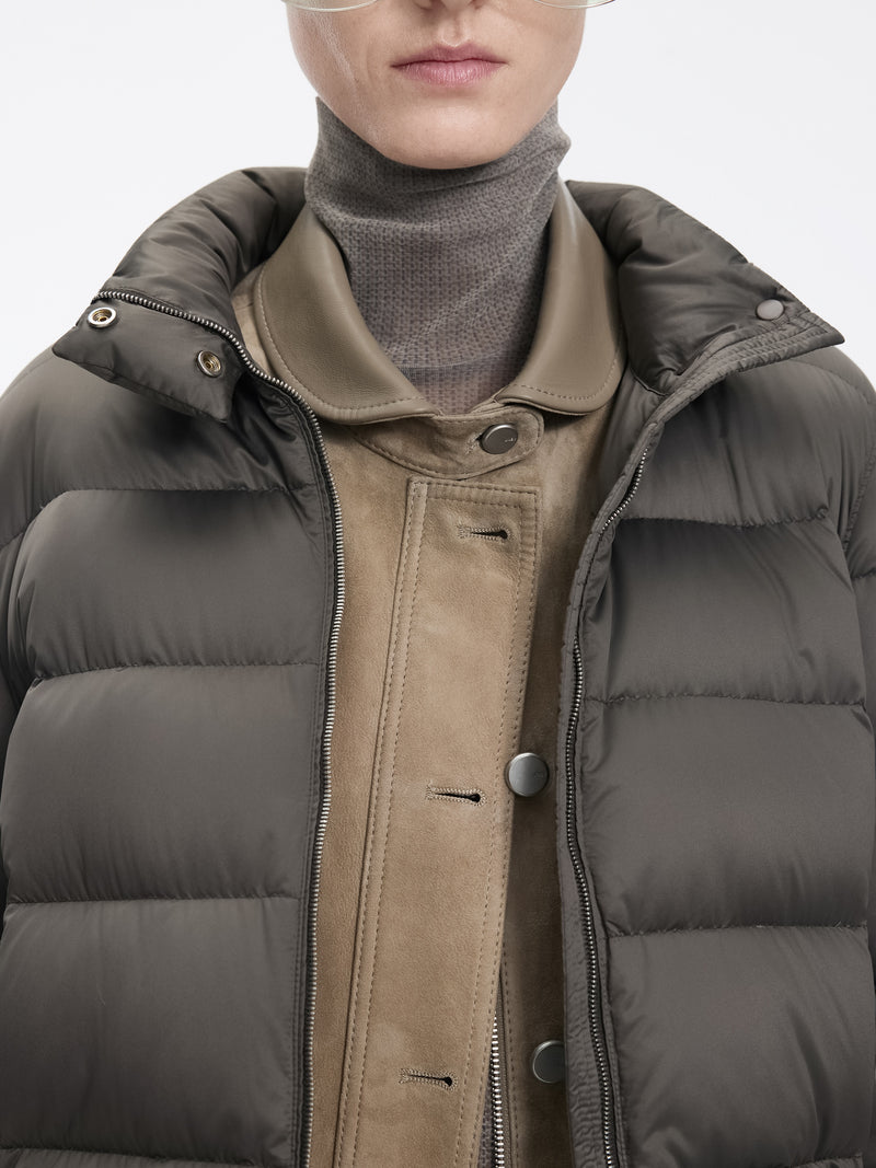 Jacket / JNBY Short Down Puffer with Stand Collar