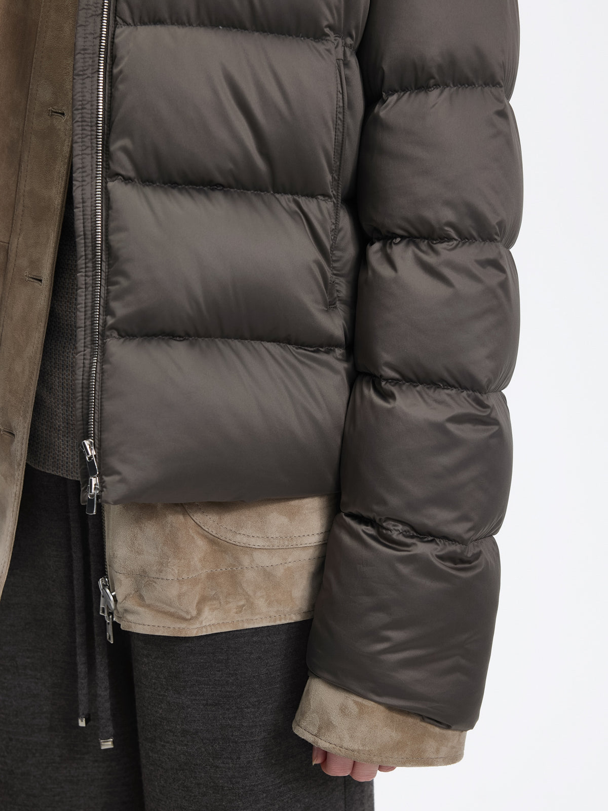 Jacket / JNBY Short Down Puffer with Stand Collar