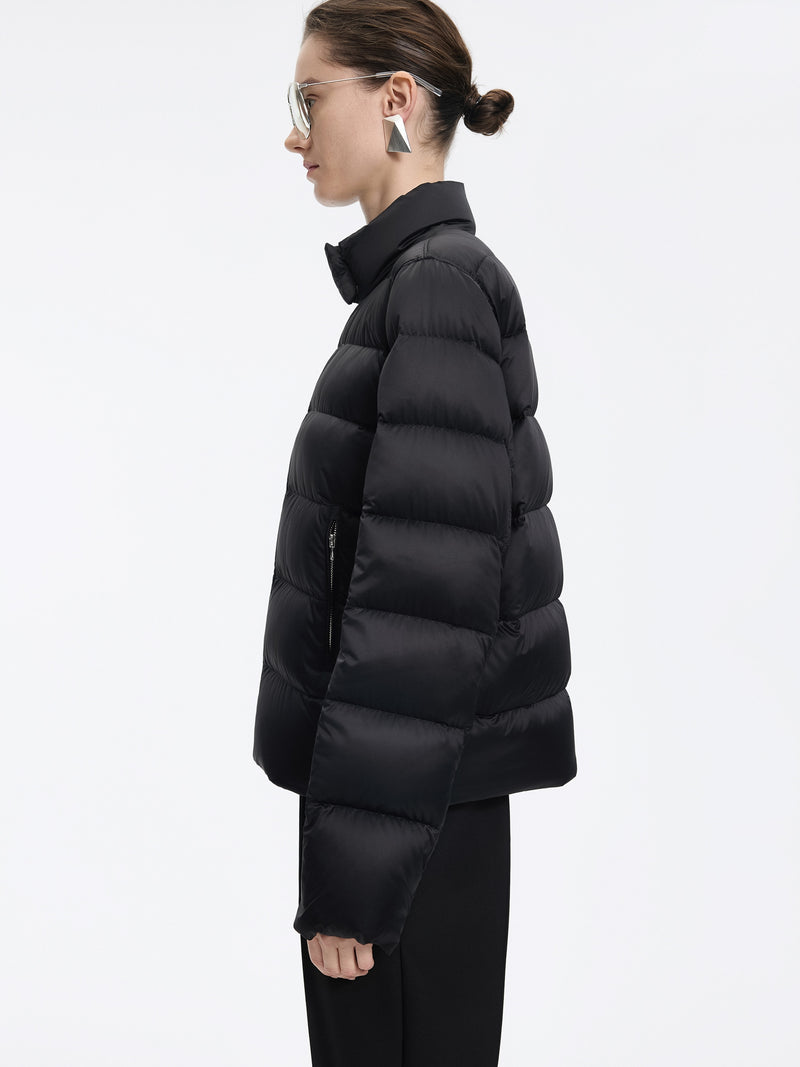 Jacket / JNBY Short Down Puffer with Stand Collar