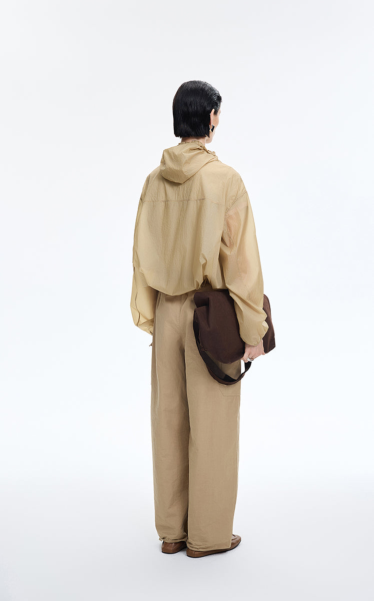 Jacket / JNBY Oversize Lightweight Textured Jacquard Jacket Olive-2