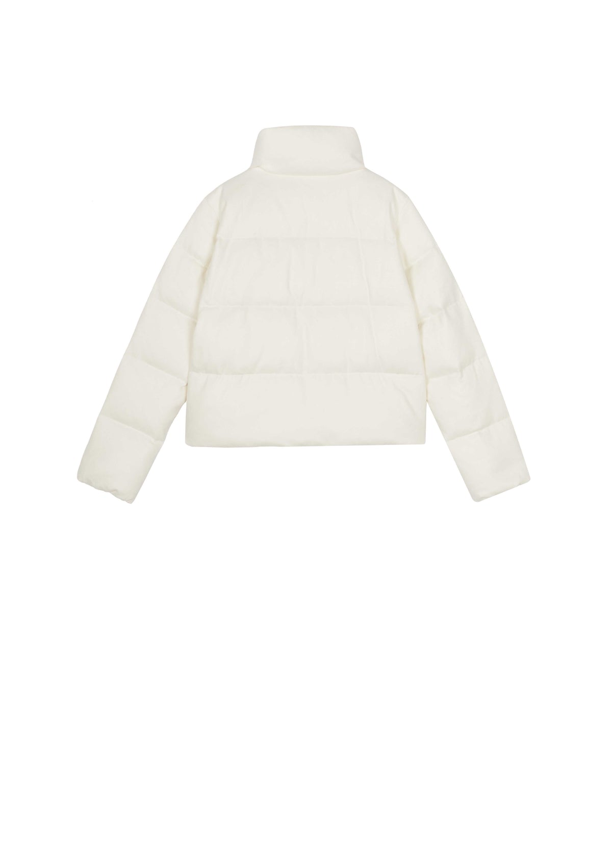 Jacket / JNBY Wool Cashmere Down Puffer Cream White-2