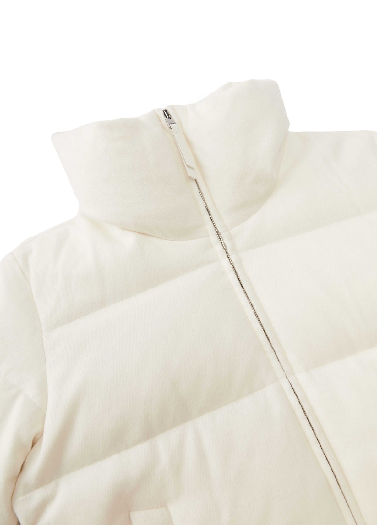 Jacket / JNBY Wool Cashmere Down Puffer Cream White-2