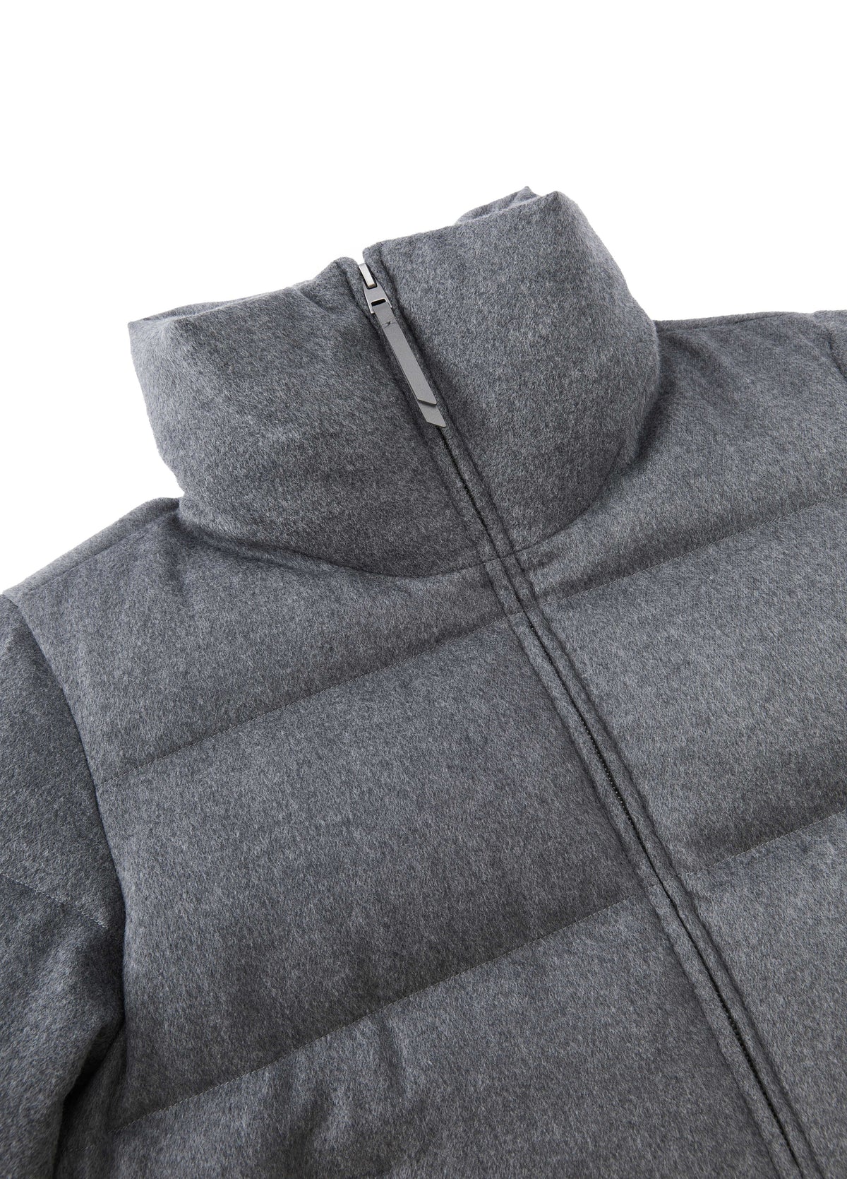 Jacket / JNBY Wool Cashmere Down Puffer Heather Grey-3
