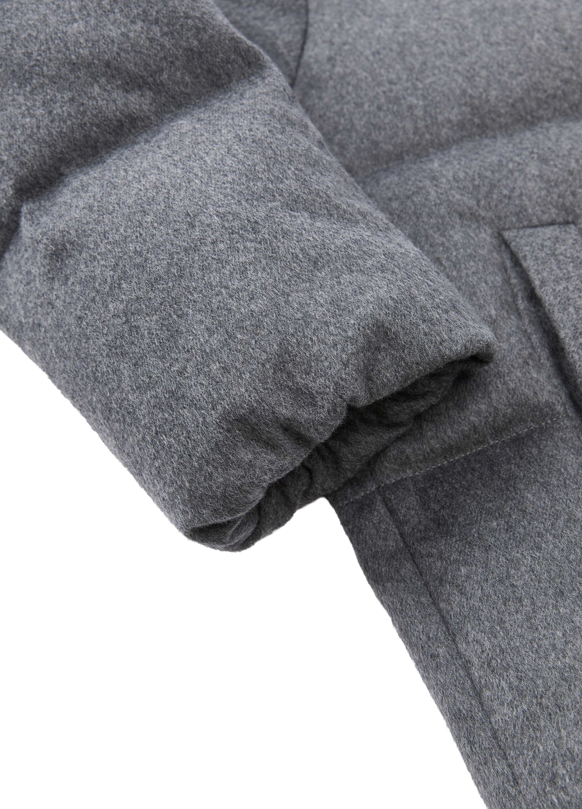 Jacket / JNBY Wool Cashmere Down Puffer Heather Grey-3