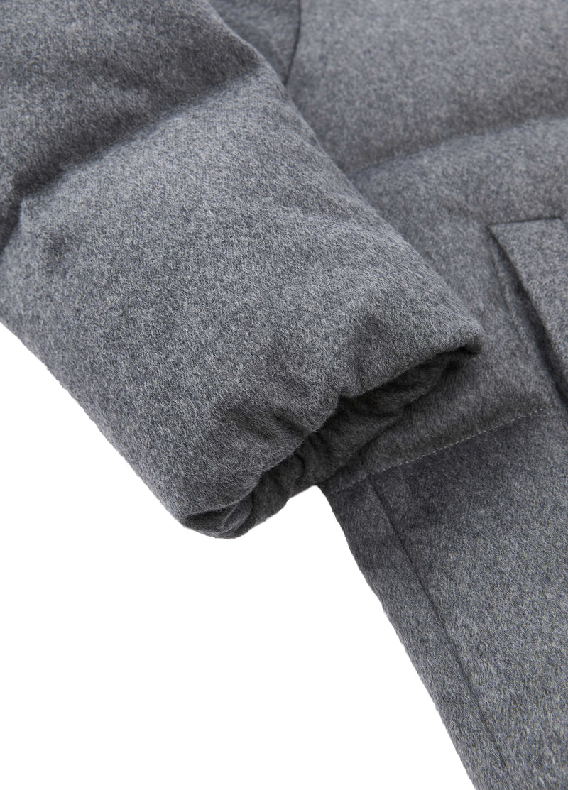 Jacket / JNBY Wool Cashmere Down Puffer Heather Grey-3