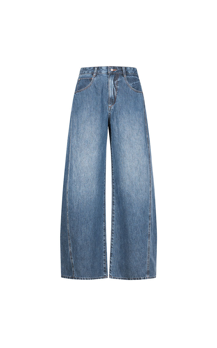 Jeans / JNBY Lyocell Banana Cut Wide Leg Jeans