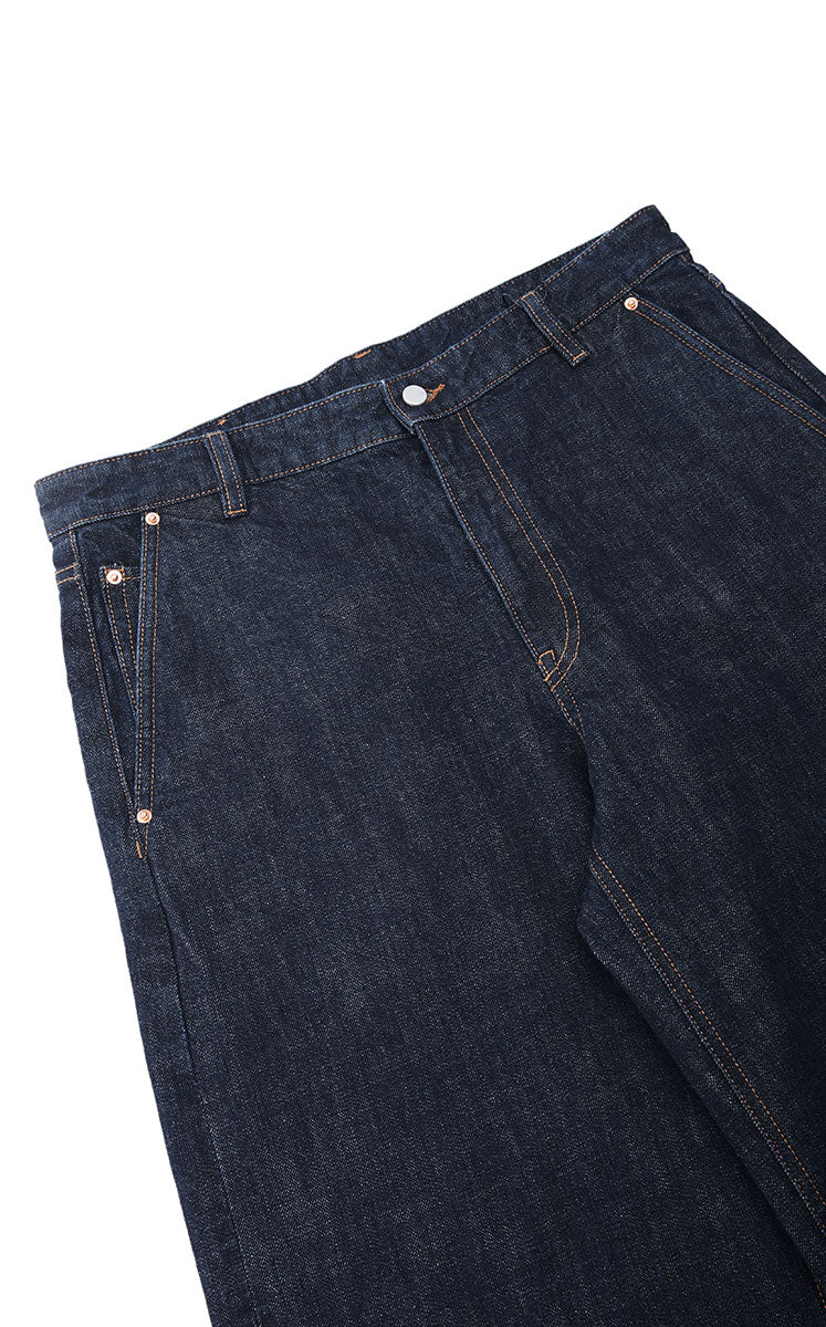 Jeans / JNBY Straight Leg Cuffed Denim Pants Denim Navy