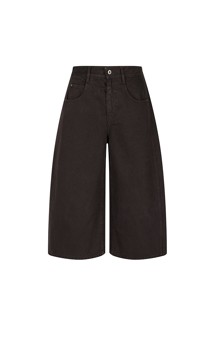 Jeans / JNBY Banana Fit Cropped Color Denim Pants Dusk Coffee-2