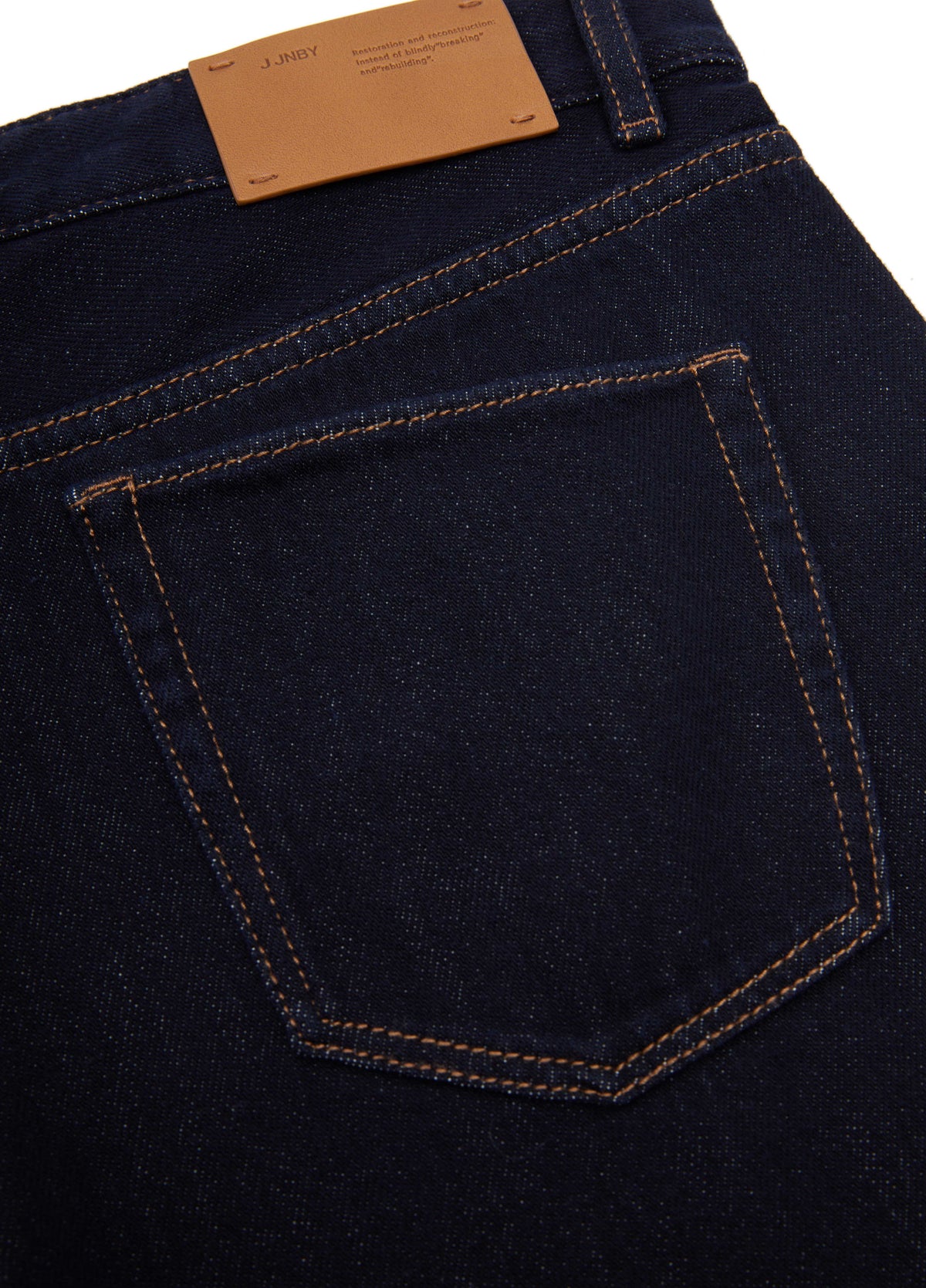 Jeans / JNBY Curved Leg Cropped Denim Pants Dark Blue-2