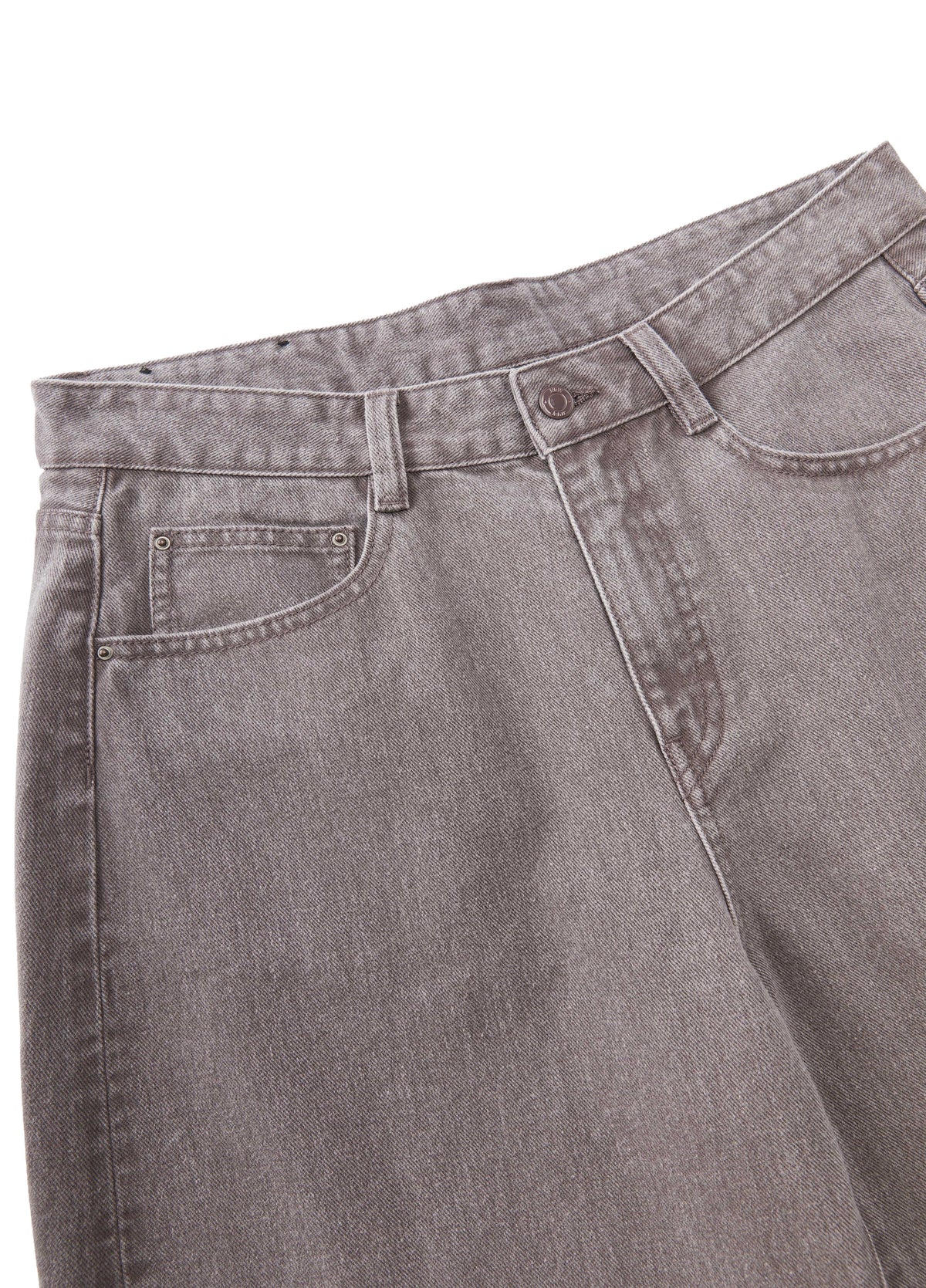 Jeans / JNBY Imported Cotton Banana Cut Denim Trousers Grey Brown-1