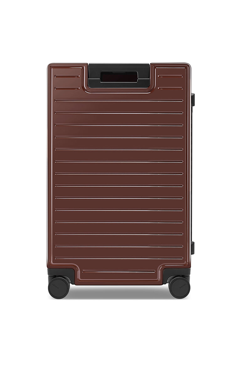 Luggage / JNBY Polycarbonate Hard Shell Travel Suitcase brown-8