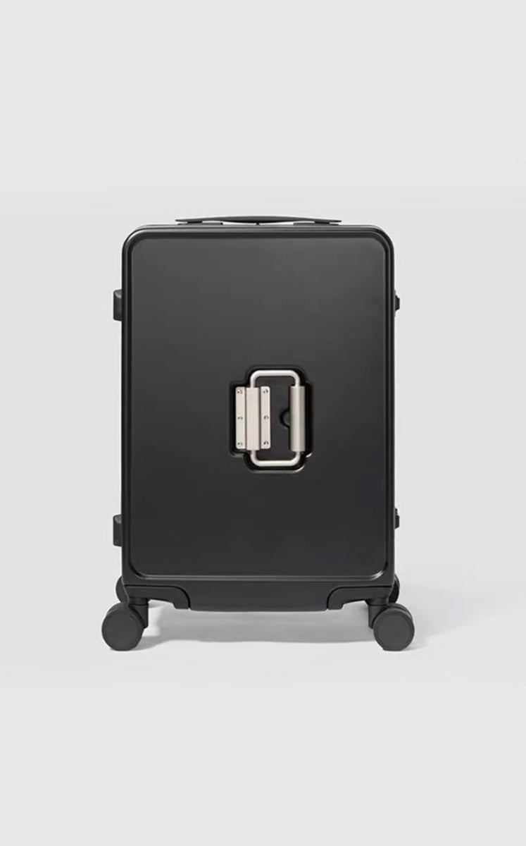 Luggage / JNBY Polycarbonate Hard Shell Travel Suitcase curtain black-7