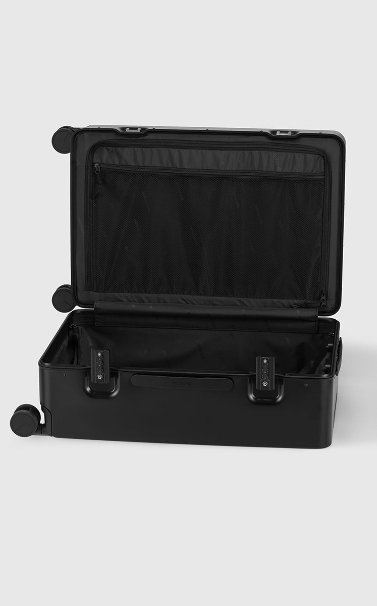Luggage / JNBY Polycarbonate Hard Shell Travel Suitcase curtain black-7