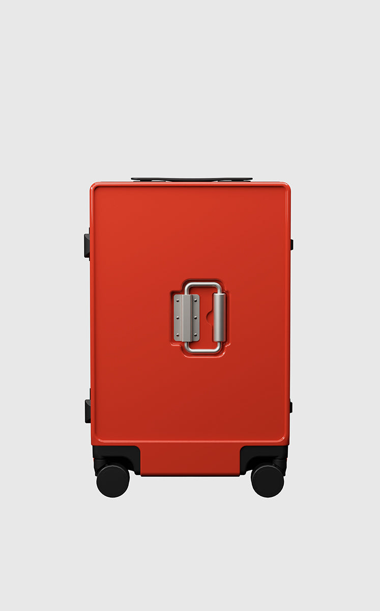 Luggage / JNBY Polycarbonate Hard Shell Travel Suitcase purplish red-6