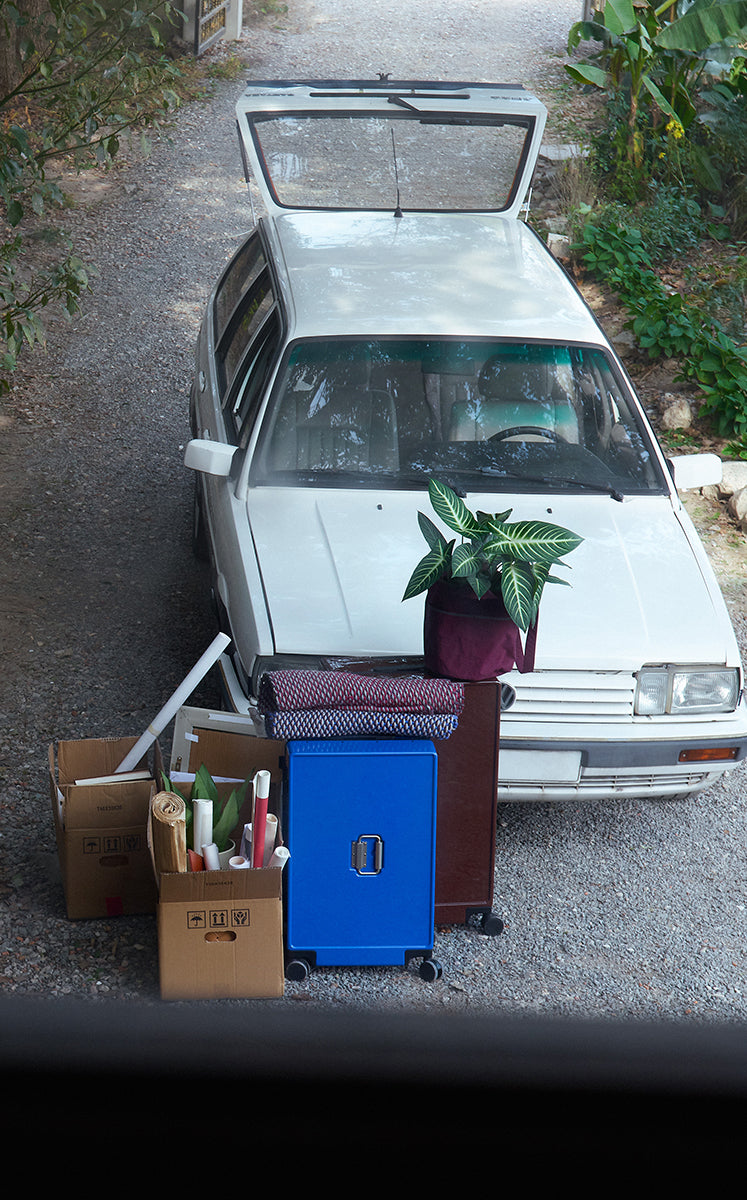 Luggage / JNBY Polycarbonate Hard Shell Travel Suitcase sapphire blue-1