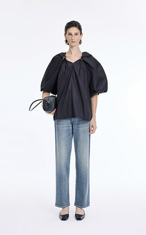 Pants / JNBY Classic Straight-Leg Denim Jeans