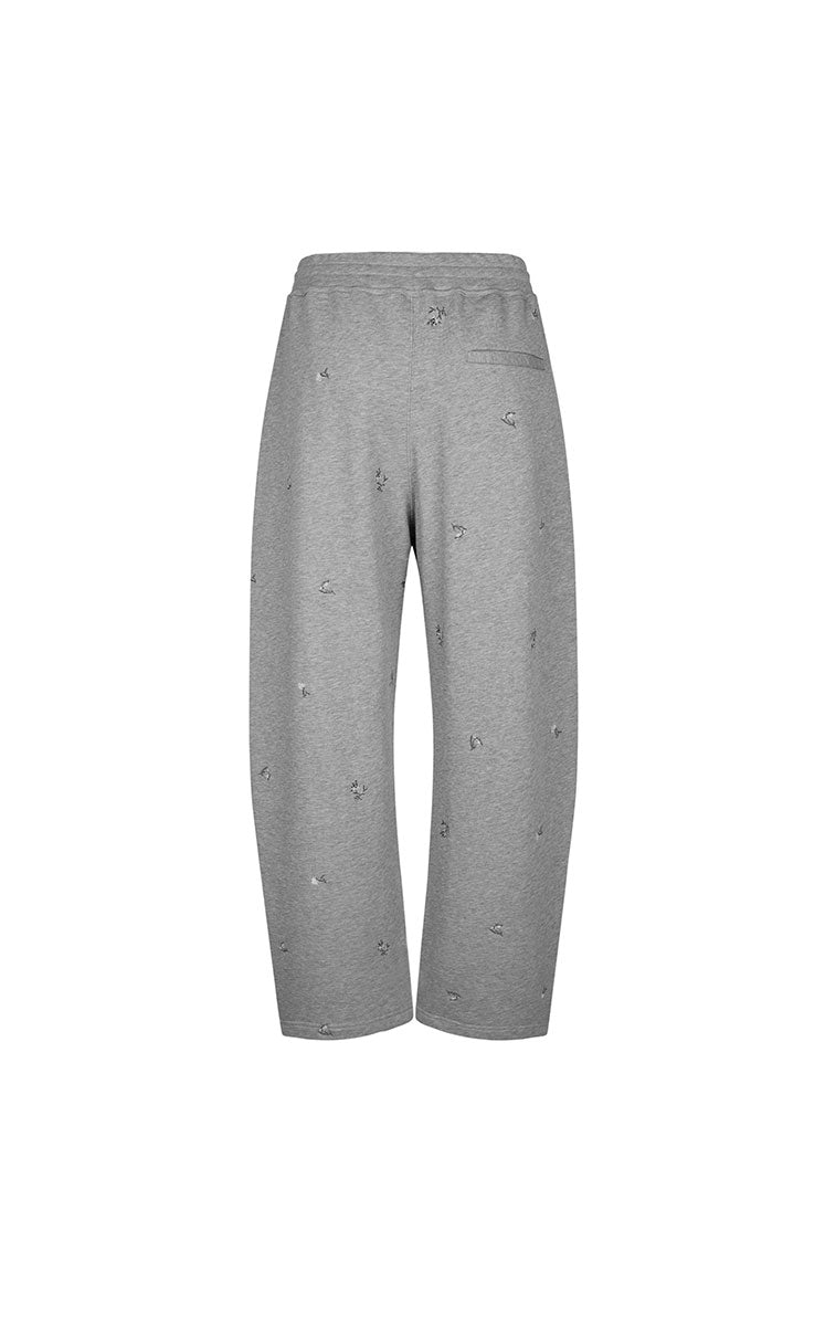 Pants / JNBY Cotton Watercolor Floral Drawstring Pants
