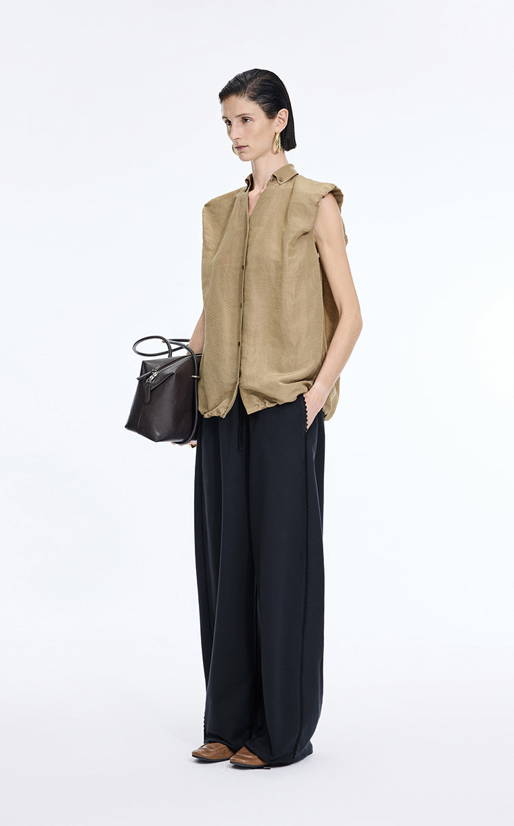 Pants / JNBY Double Waist Wide-Leg Long Pants
