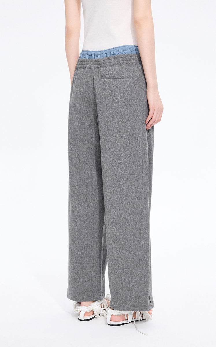 Pants / JNBY Double Waist Wide-Leg Long Pants