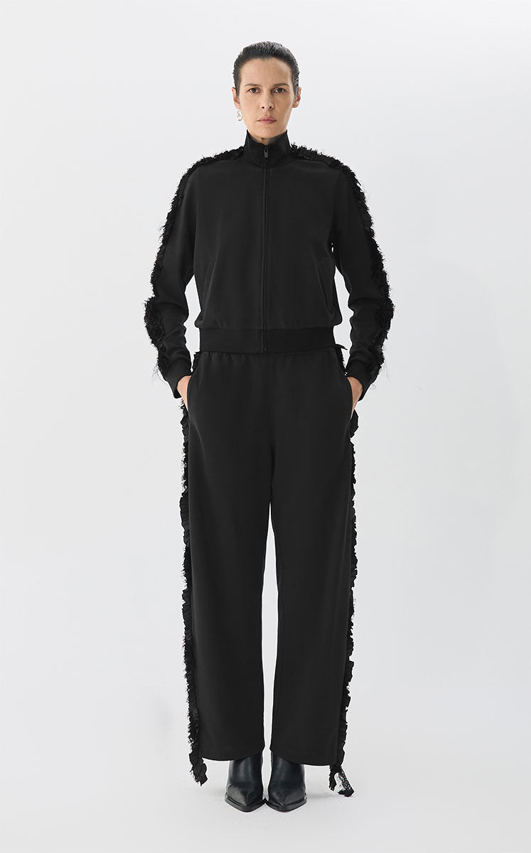 Pants / JNBY Drawstring Lace Trim Banana Pants