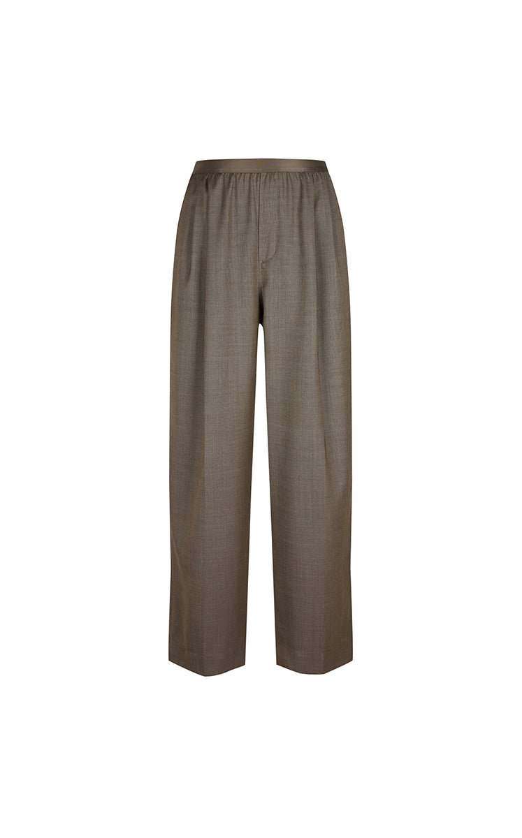 Pants / JNBY Elastic-Waist Straight-Leg Long Pants