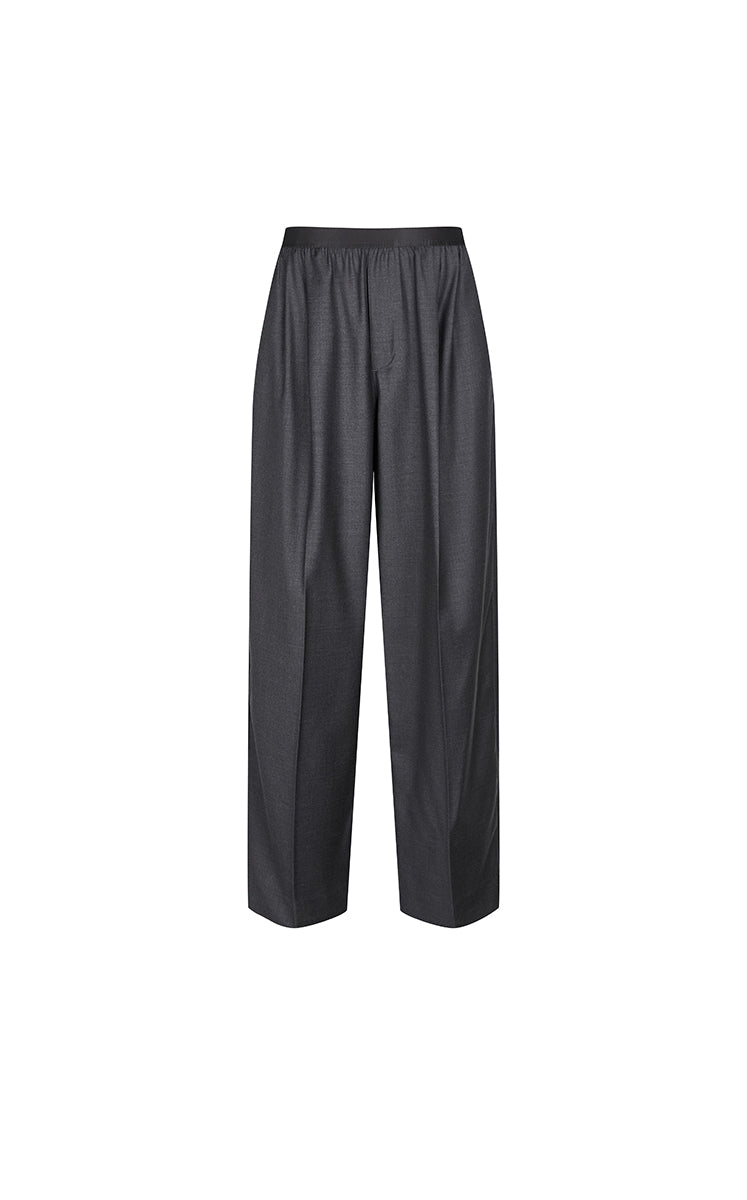 Pants / JNBY Elastic-Waist Straight-Leg Long Pants