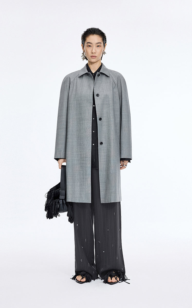 Pants / JNBY Embellished Wide-Leg Cupro Pants