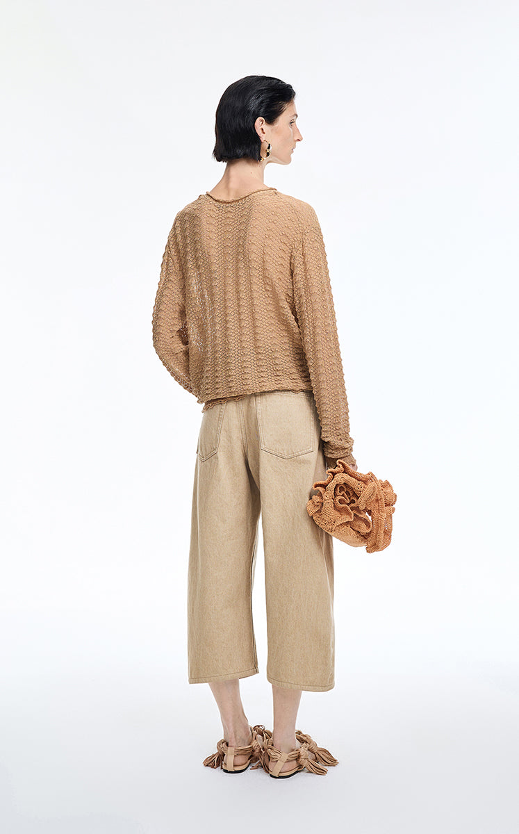 Pants / JNBY High-Waist Ankle-Length Banana Jeans