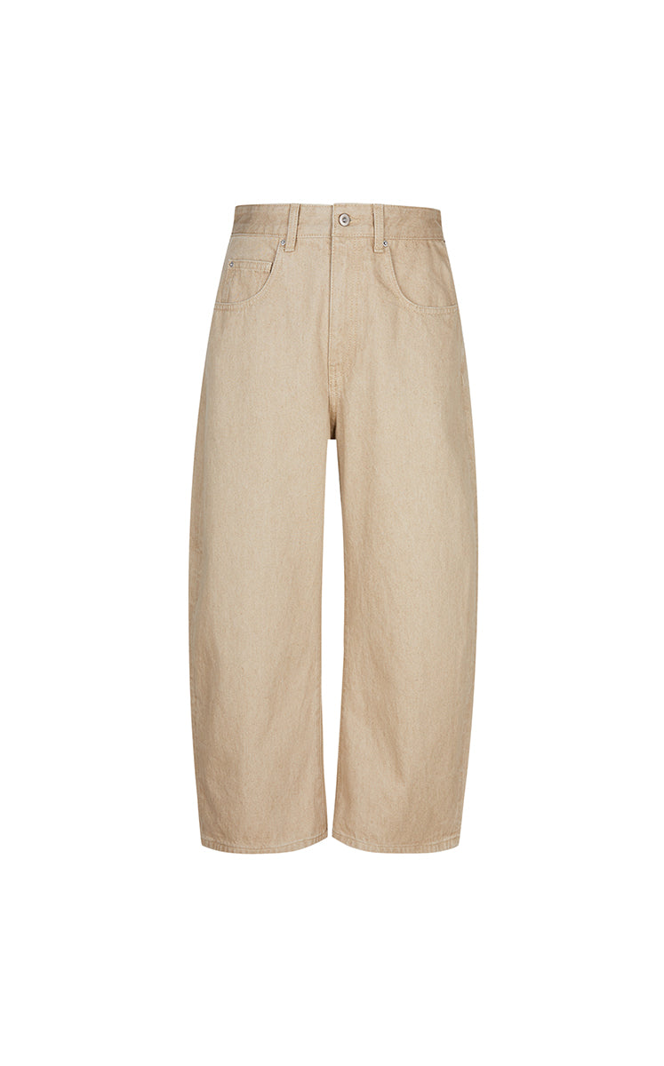 Pants / JNBY High-Waist Ankle-Length Banana Jeans