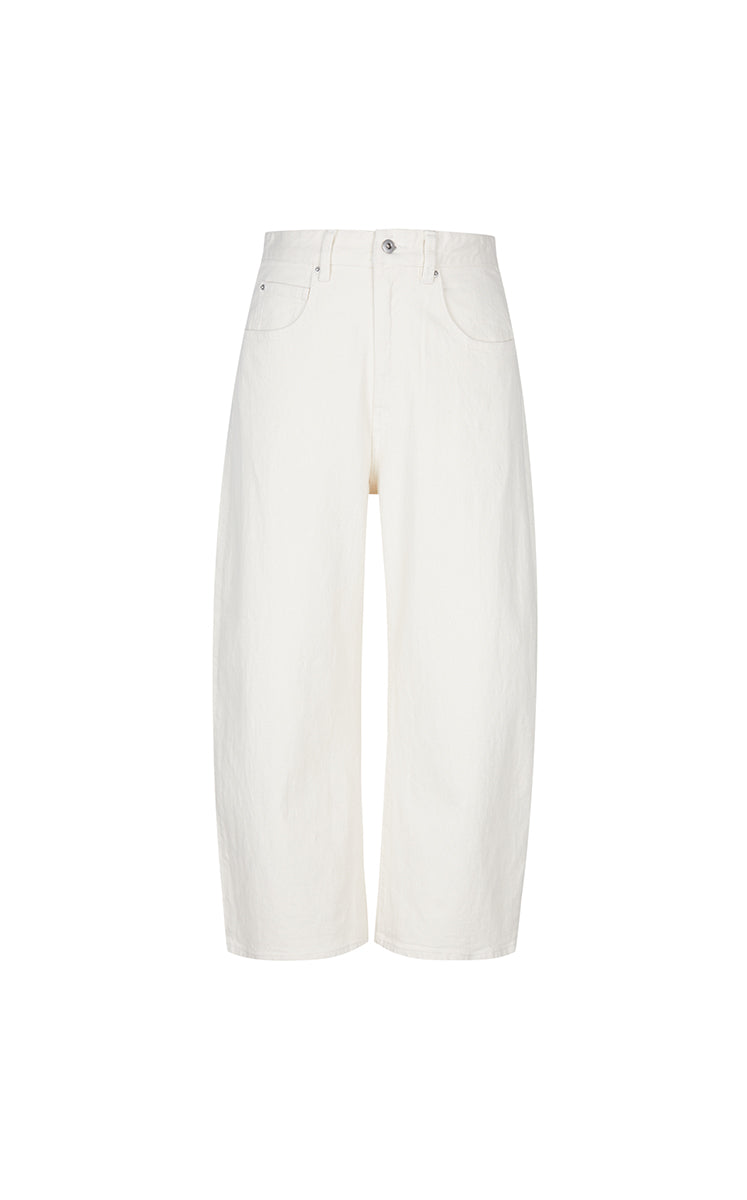 Pants / JNBY High-Waist Ankle-Length Banana Jeans