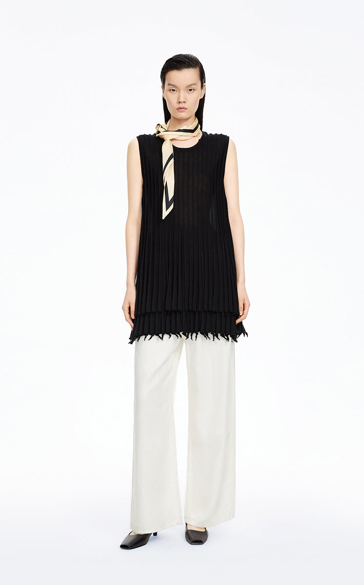 Pants / JNBY Linen Relaxed Wide-Leg Pants