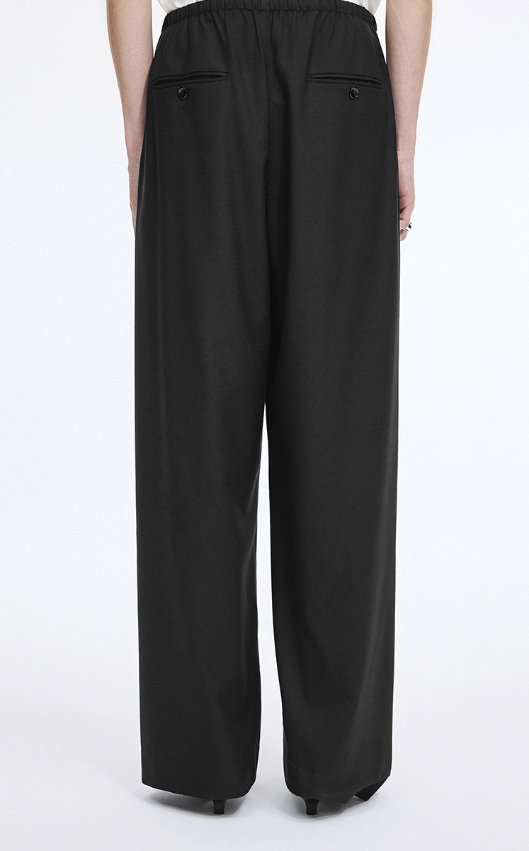 Pants / JNBY Loose Wool Blend Straight Long Pants