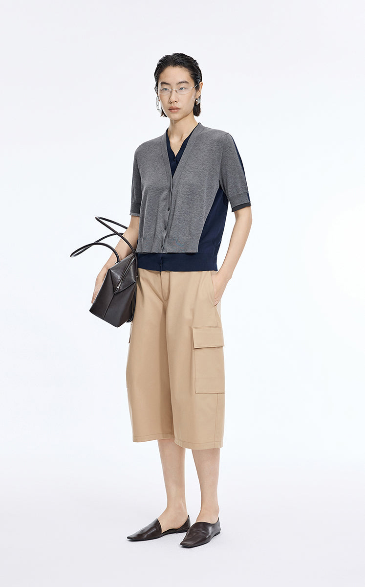 Pants / JNBY Relaxed Cargo Cropped Pants