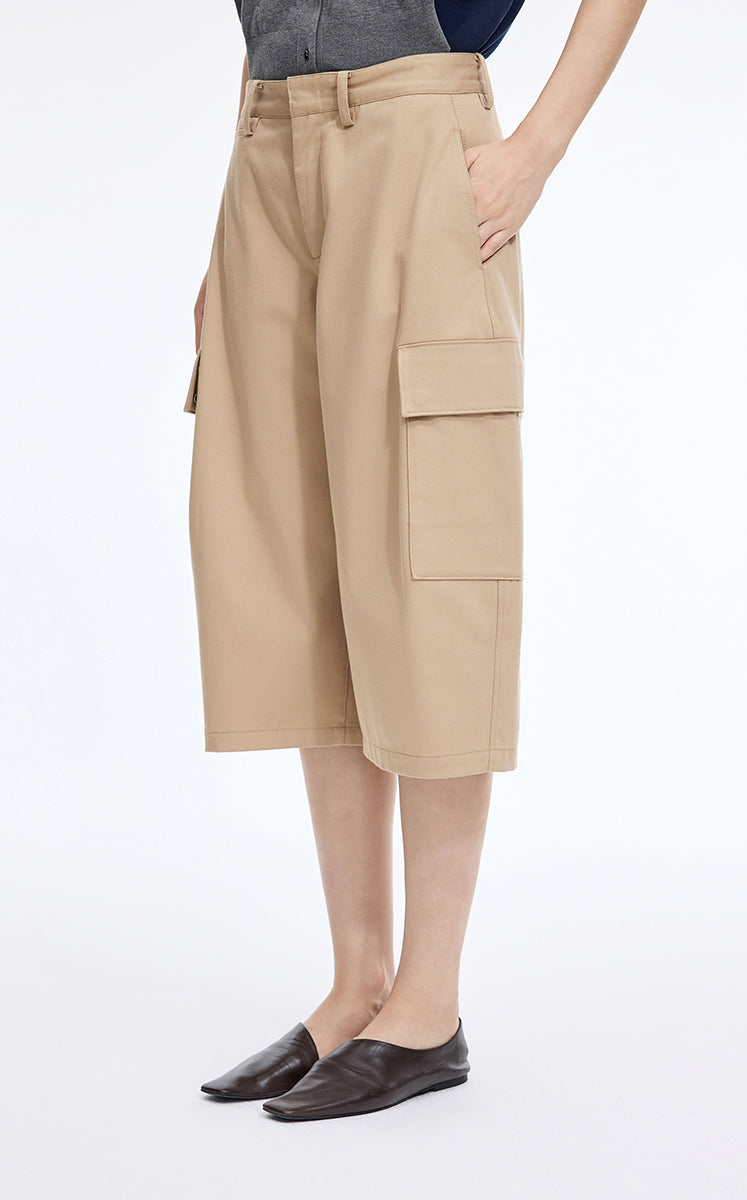 Pants / JNBY Relaxed Cargo Cropped Pants
