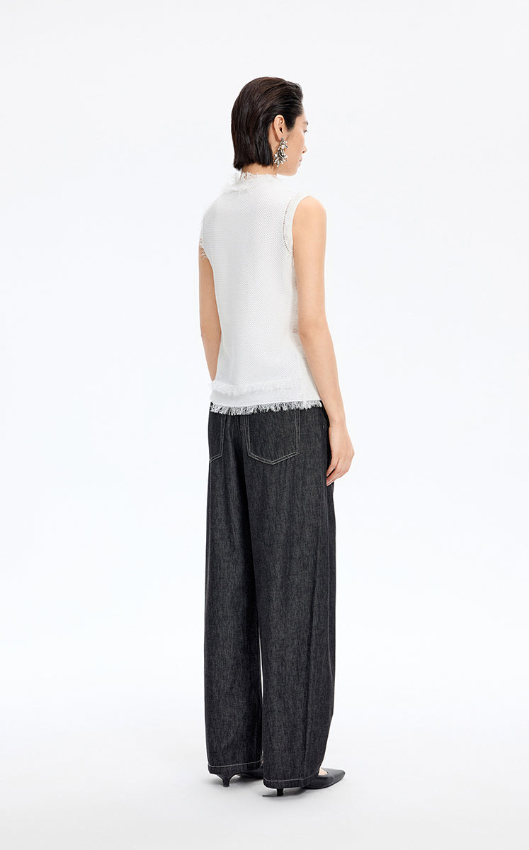 Pants / JNBY Relaxed Elastic Waist Banana Jeans