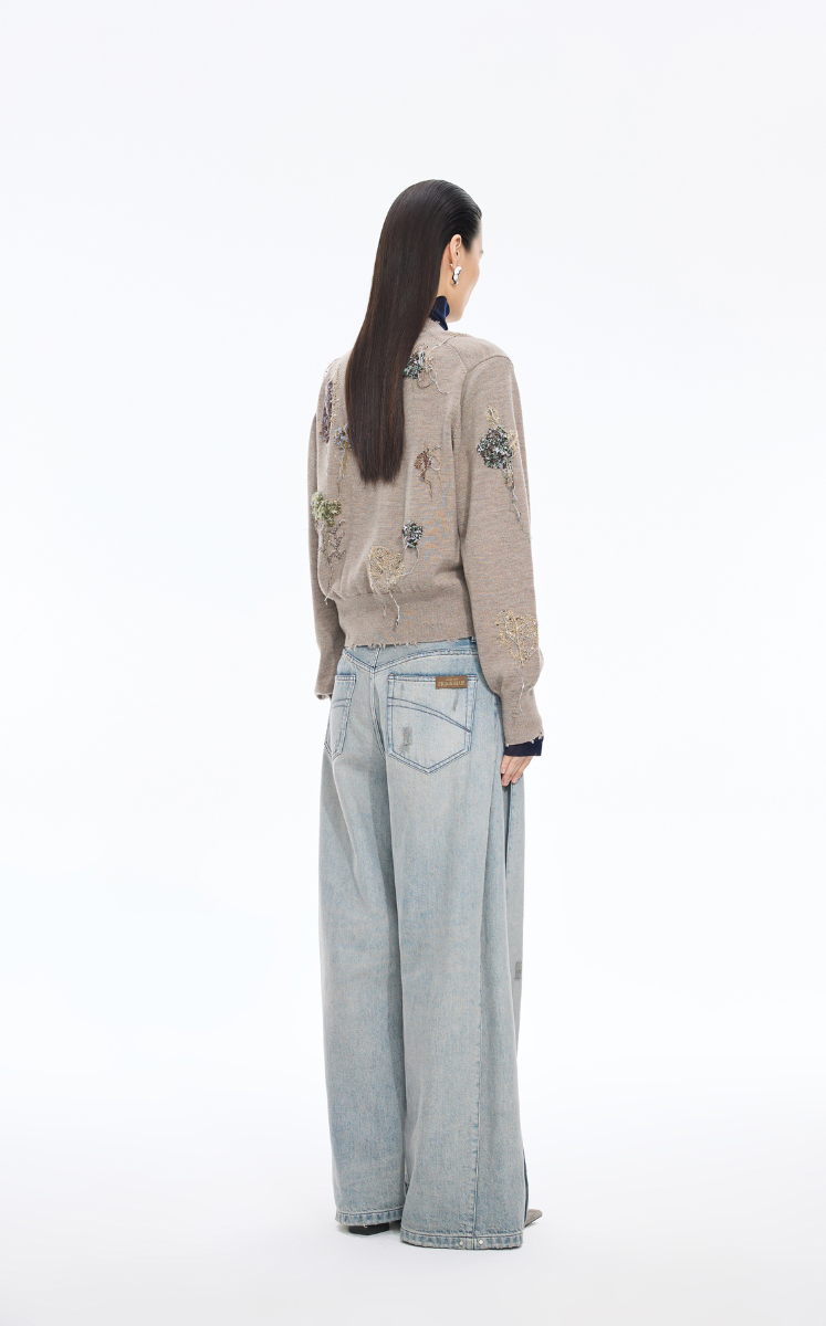 Pants / JNBY Relaxed Straight-Leg Long Jeans
