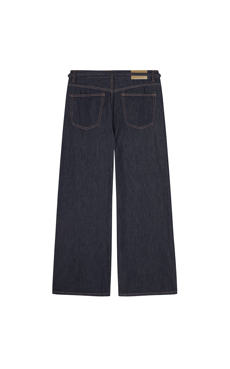 Pants / JNBY Relaxed Wide-Leg Cotton-Lyocell Blend Jeans