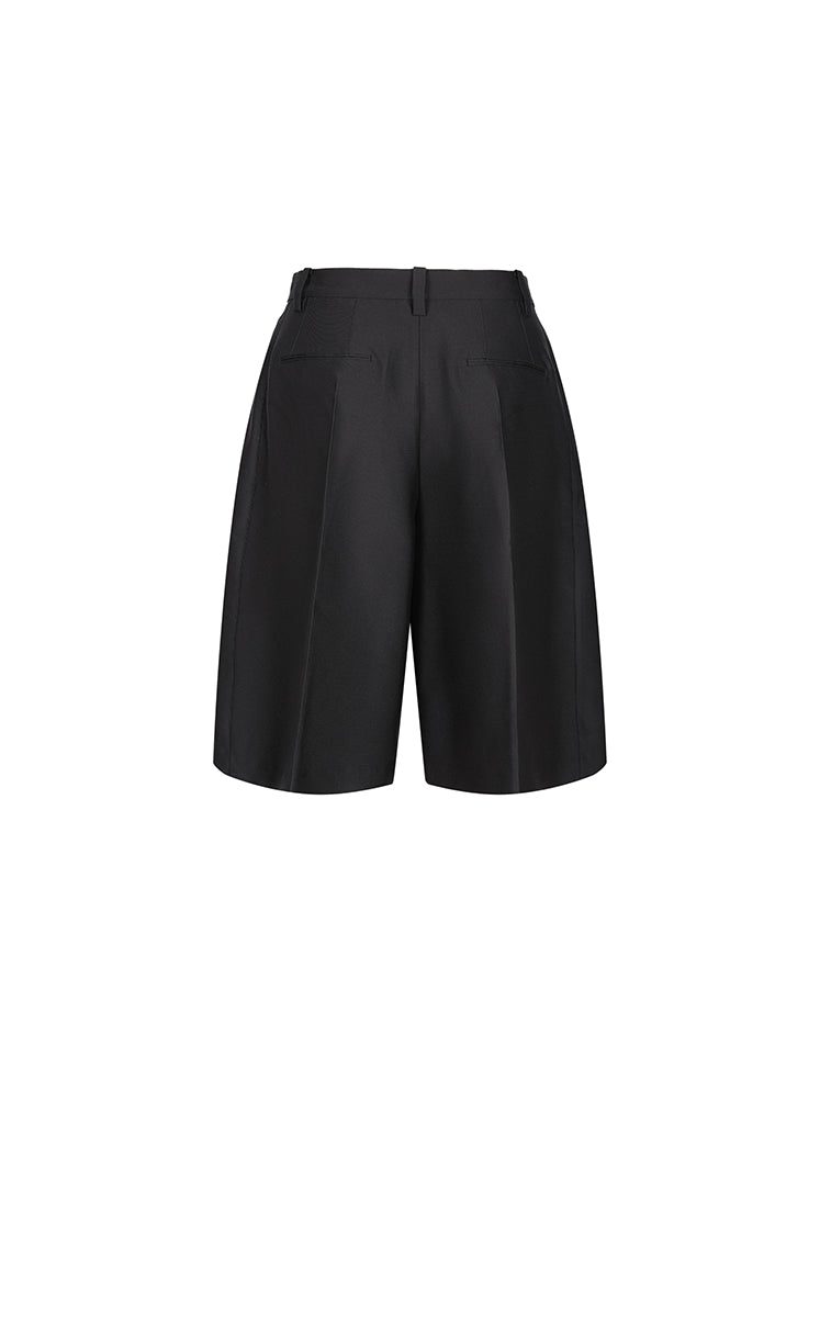 Pants / JNBY Silk Wool Wide-Leg Cropped Pants