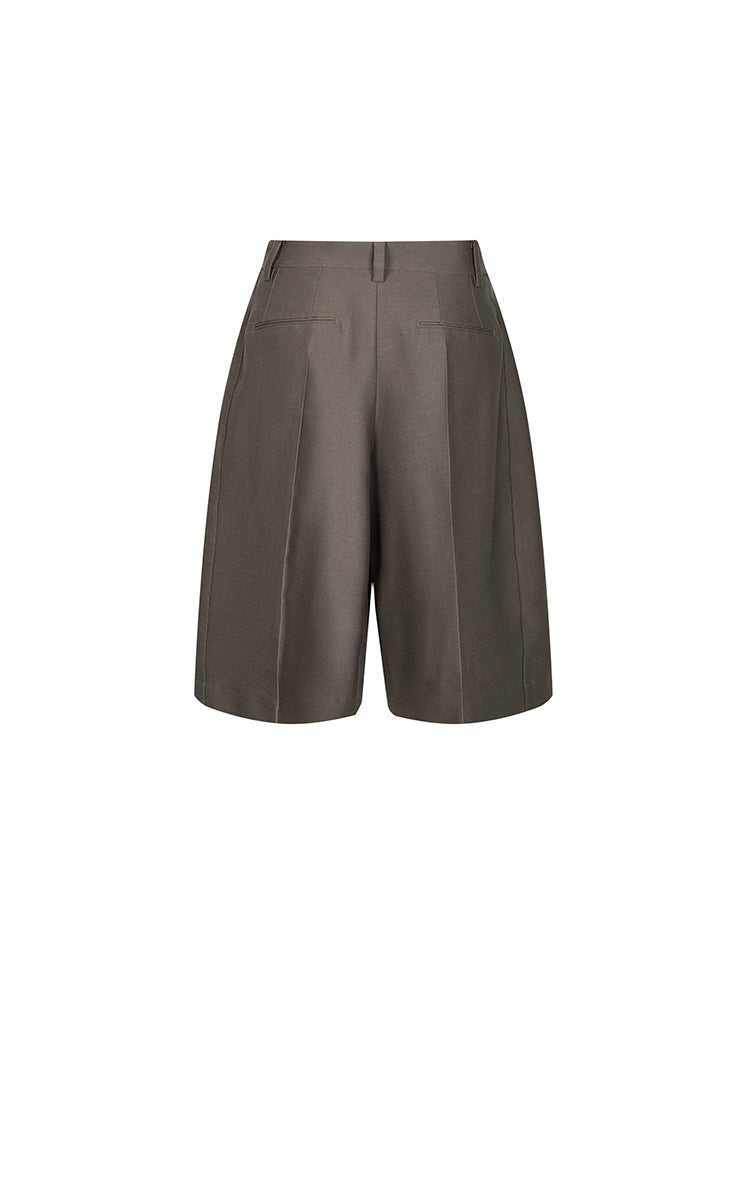 Pants / JNBY Silk Wool Wide-Leg Cropped Pants