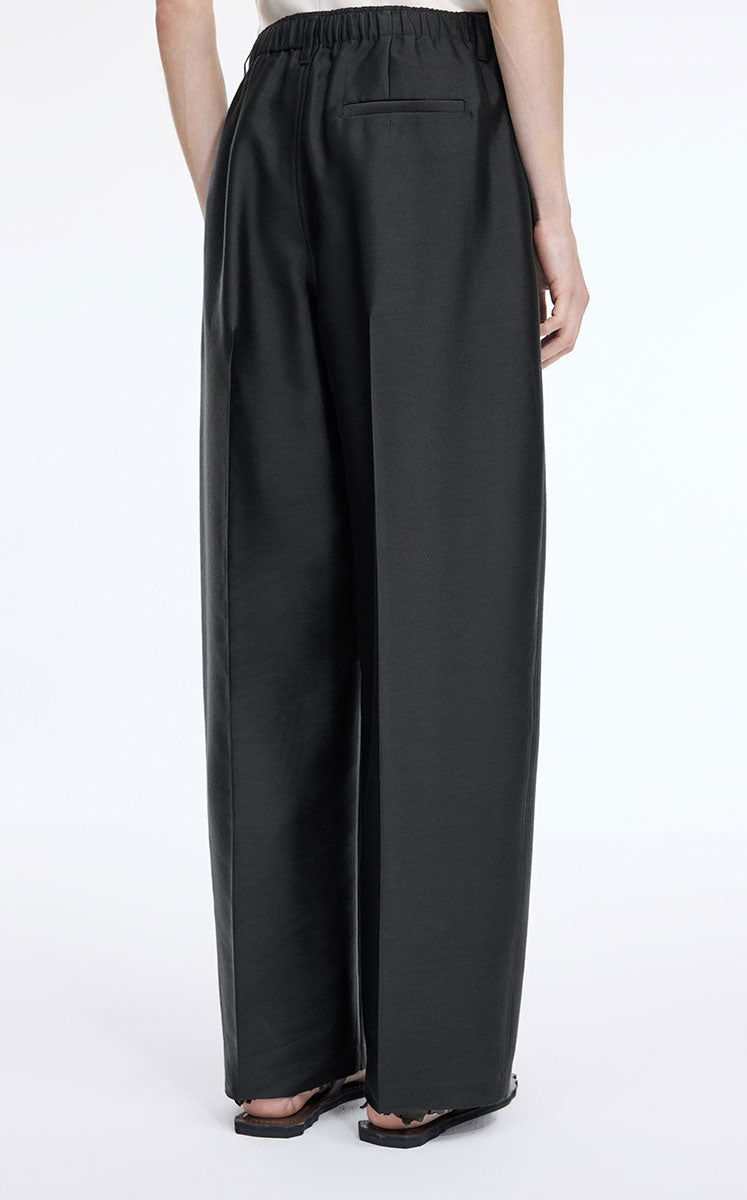 Pants / JNBY Wool-Silk Straight Loose Pants