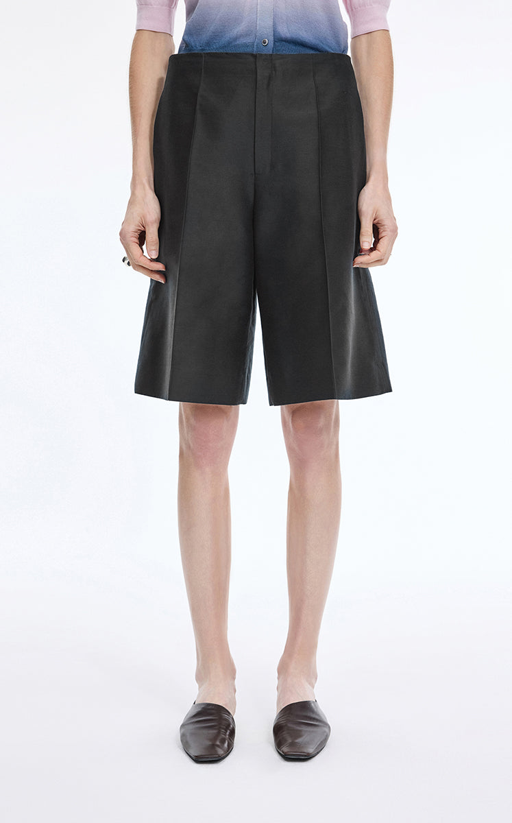 Pants / JNBY A-Line Twill Cropped Pants Black