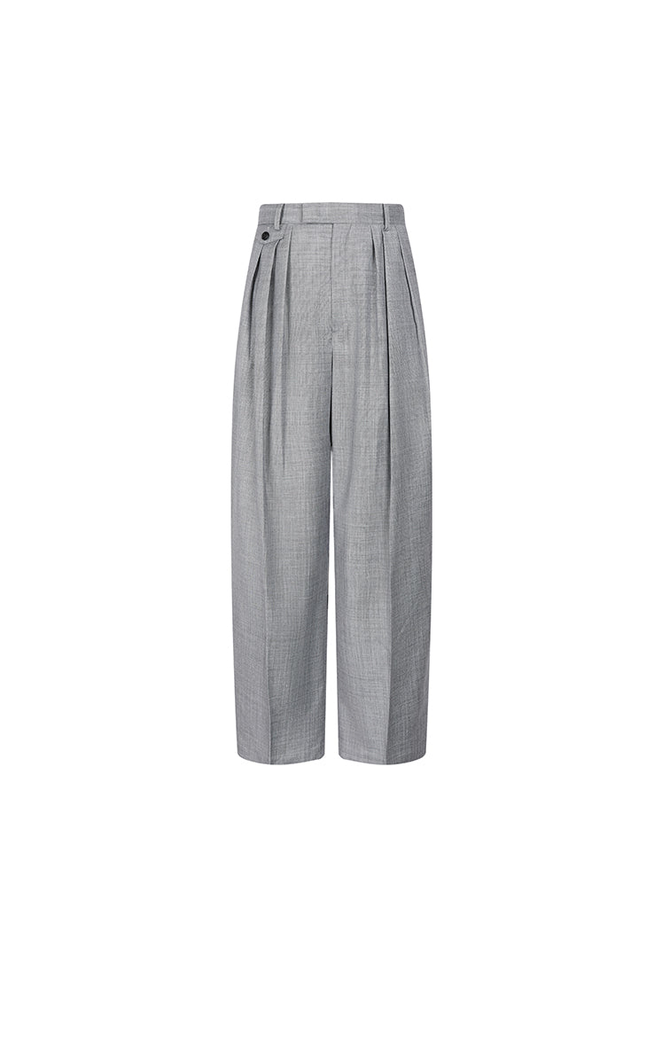Pants / JNBY Wool Tapered Pleated Pants