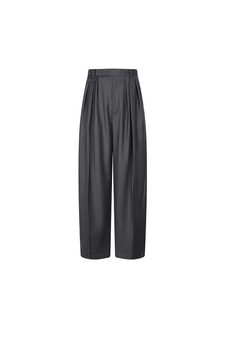 Pants / JNBY Wool Tapered Pleated Pants