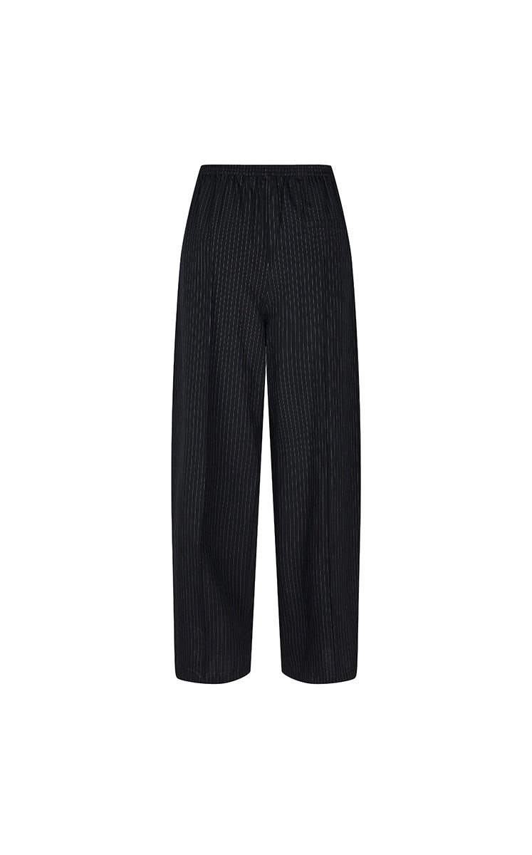 Pants / JNBY Striped Modal Blend Wide Leg Trousers